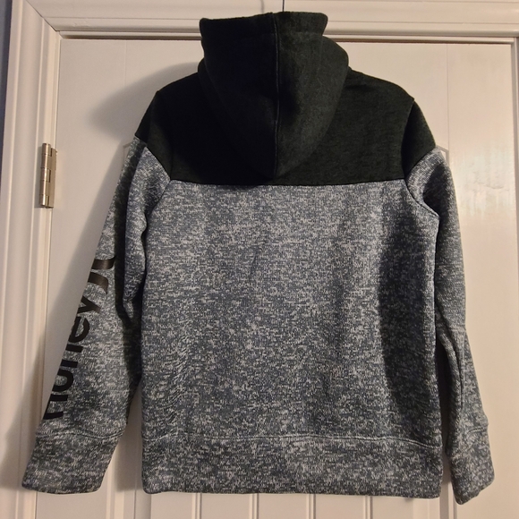 Boys 10-12 Hurley Zip Up Colorblock Hoodie - Picture 3 of 4